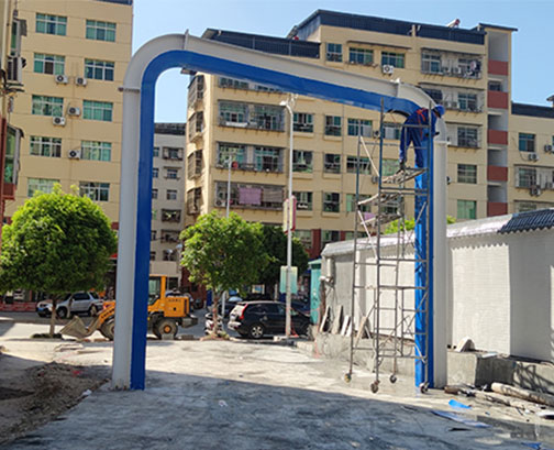 華僑城膜結構門頭案例